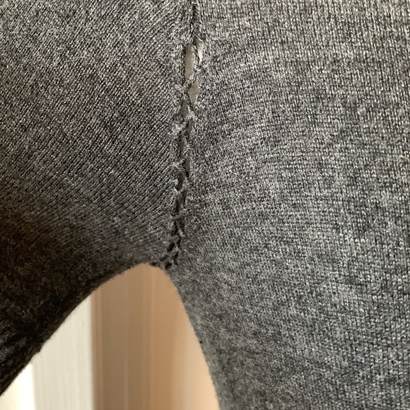 Max Studio Dark Grey Soybean Cashmere Blend Cardigan - size small - Picture 9 of 12